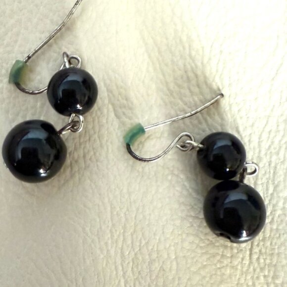 7/10🔥Elegant Black Dangle Earrings - Picture 2 of 2